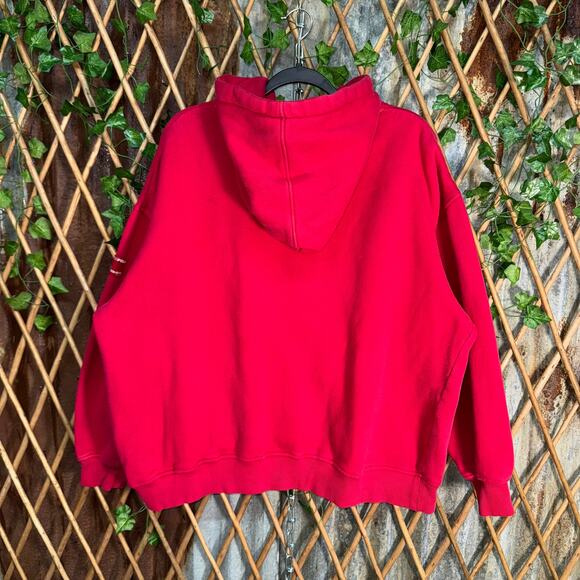 Vintage Y2K south Pole embroider 2000s hip hop heavy hoodie - Picture 2 of 4